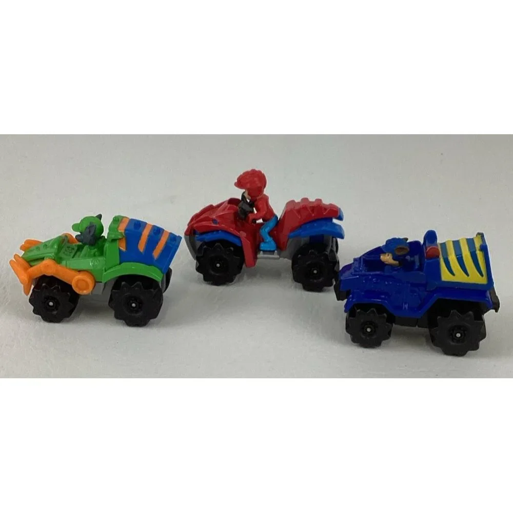 Paw Patrol Dino Rescue True Metal Die Cast Vehicles Rocky Ryder Chase Toy Lot